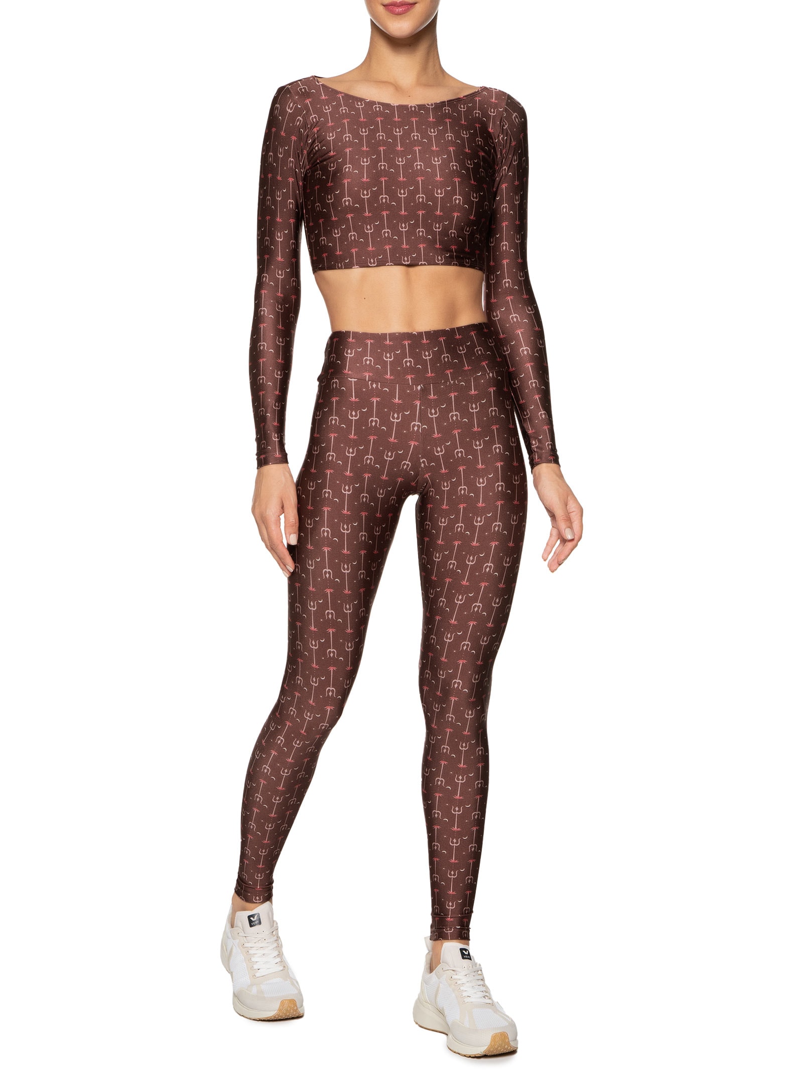 Calça Feminina Legging Vermelho Melt