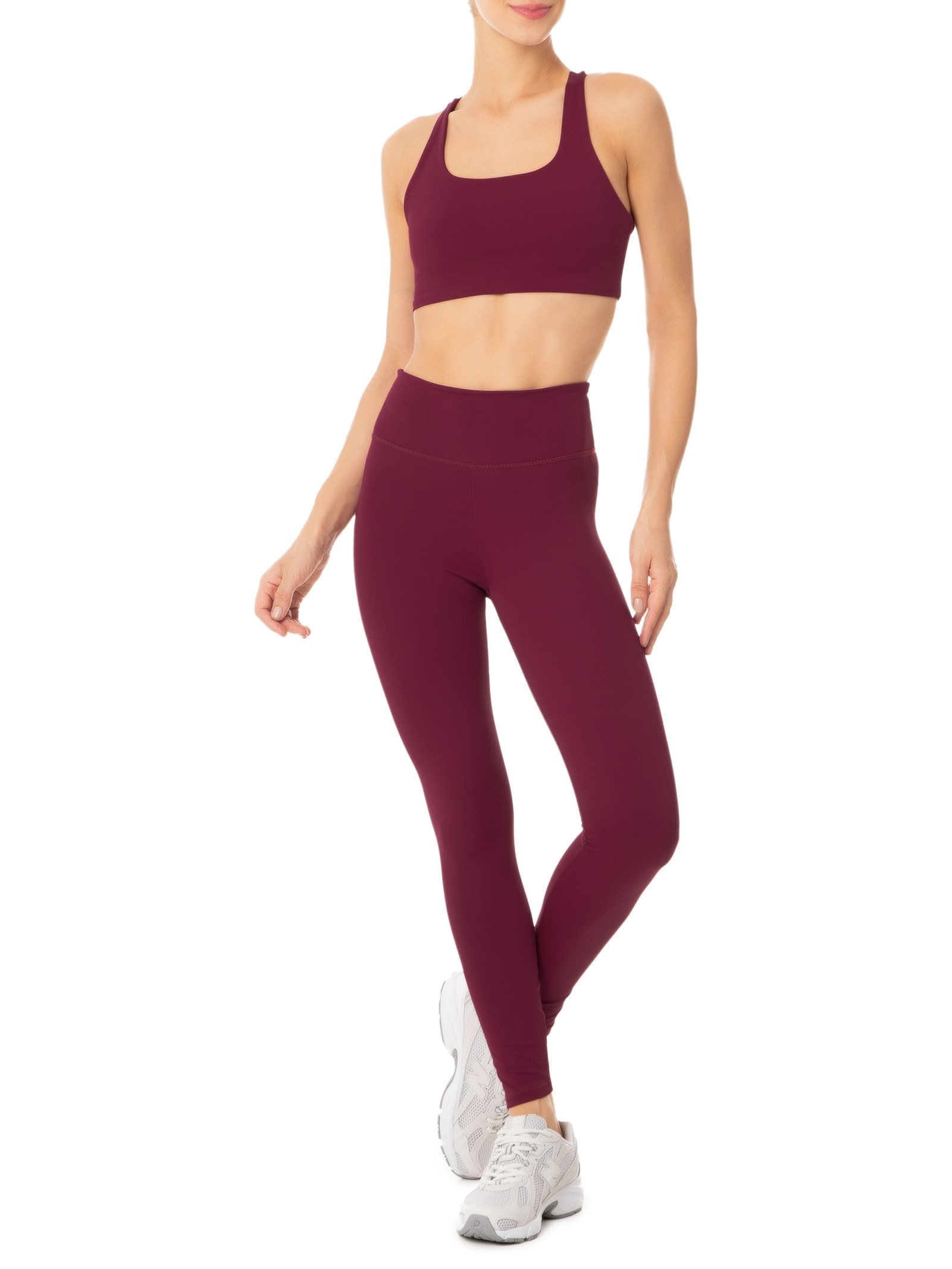 Calça Feminina Legging Vermelho Hering Sports