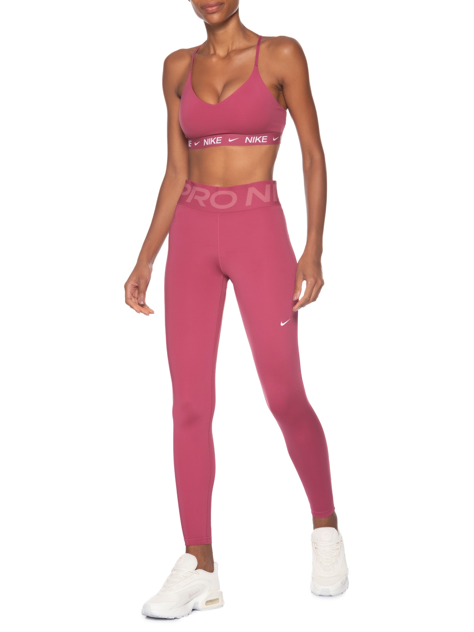 Calça Feminina Legging W Pro Sculplt Df Hr Tight Rosa Nike