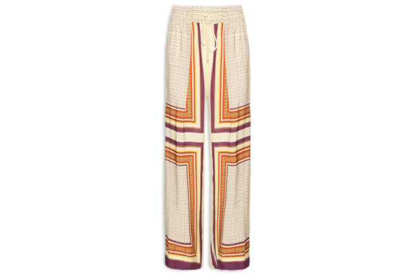 Calça Feminina Lenço Cobogo - Bege