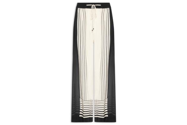 Calça Feminina Lenço Listras PB - Preto