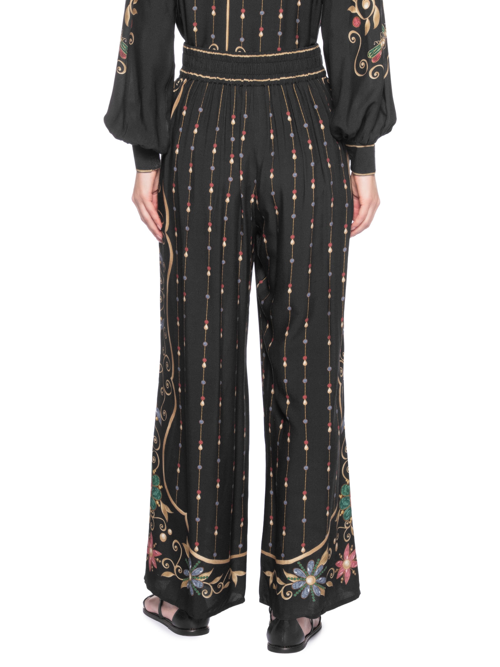 Calça Feminina Lenço Petra Preto Farm