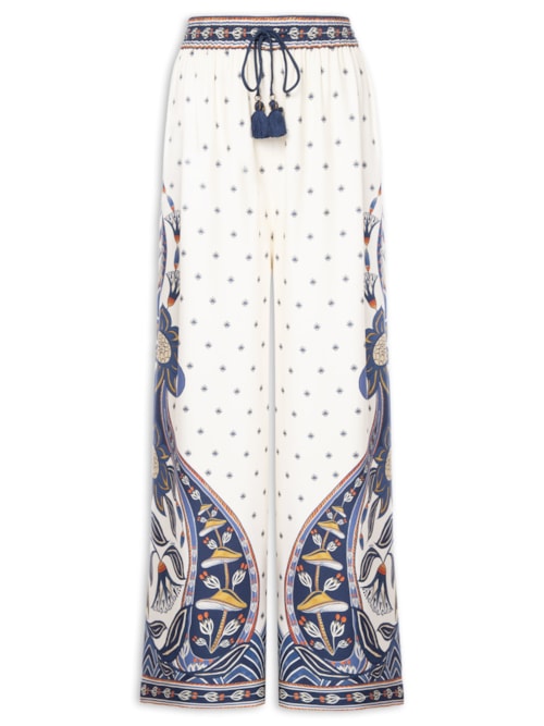 Calça Feminina Lenço Riviera - Azul