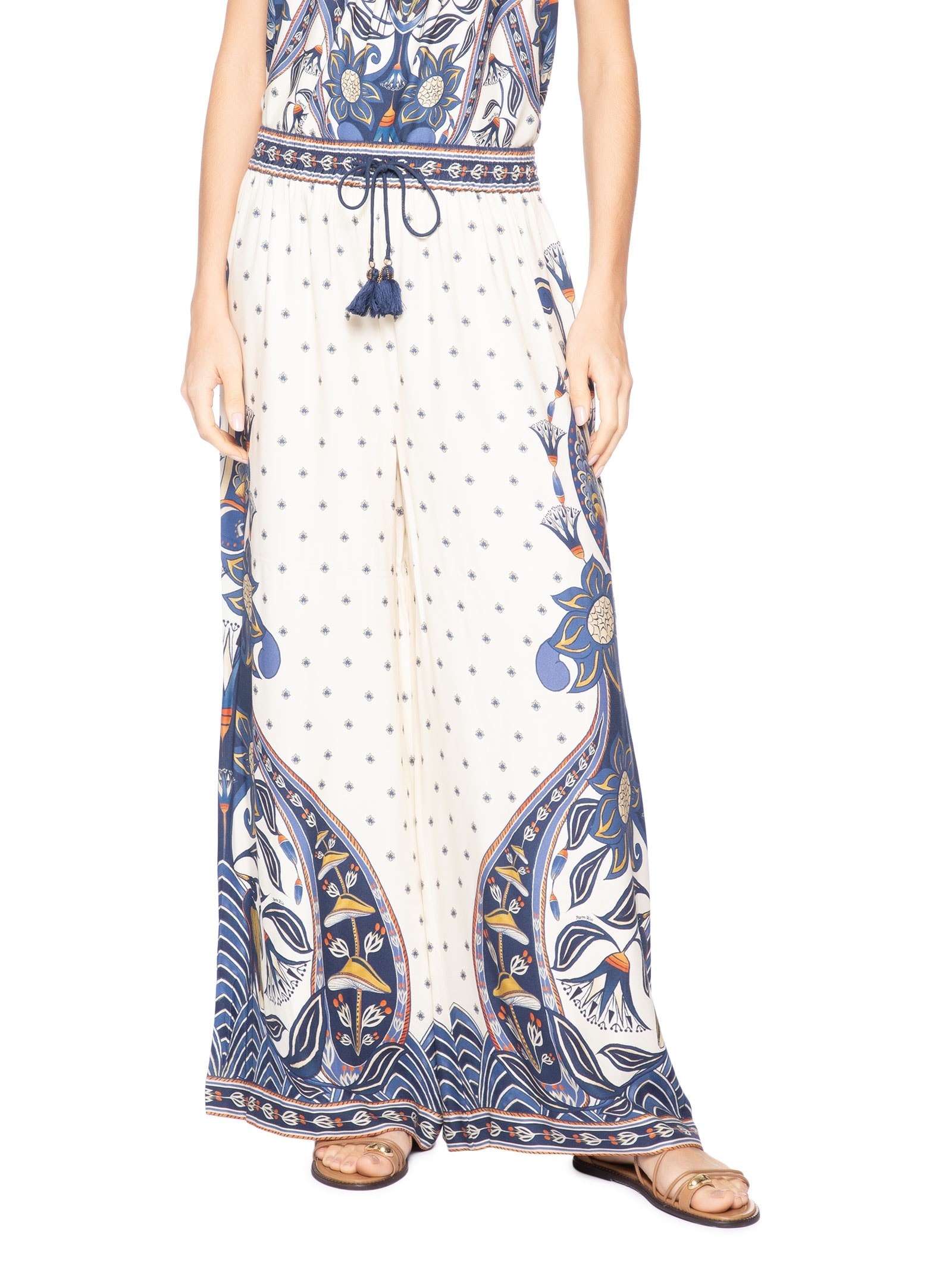 Calça Feminina Lenço Riviera Azul Farm