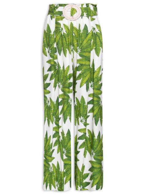 Calça Feminina Leque De Palmeira – Verde
