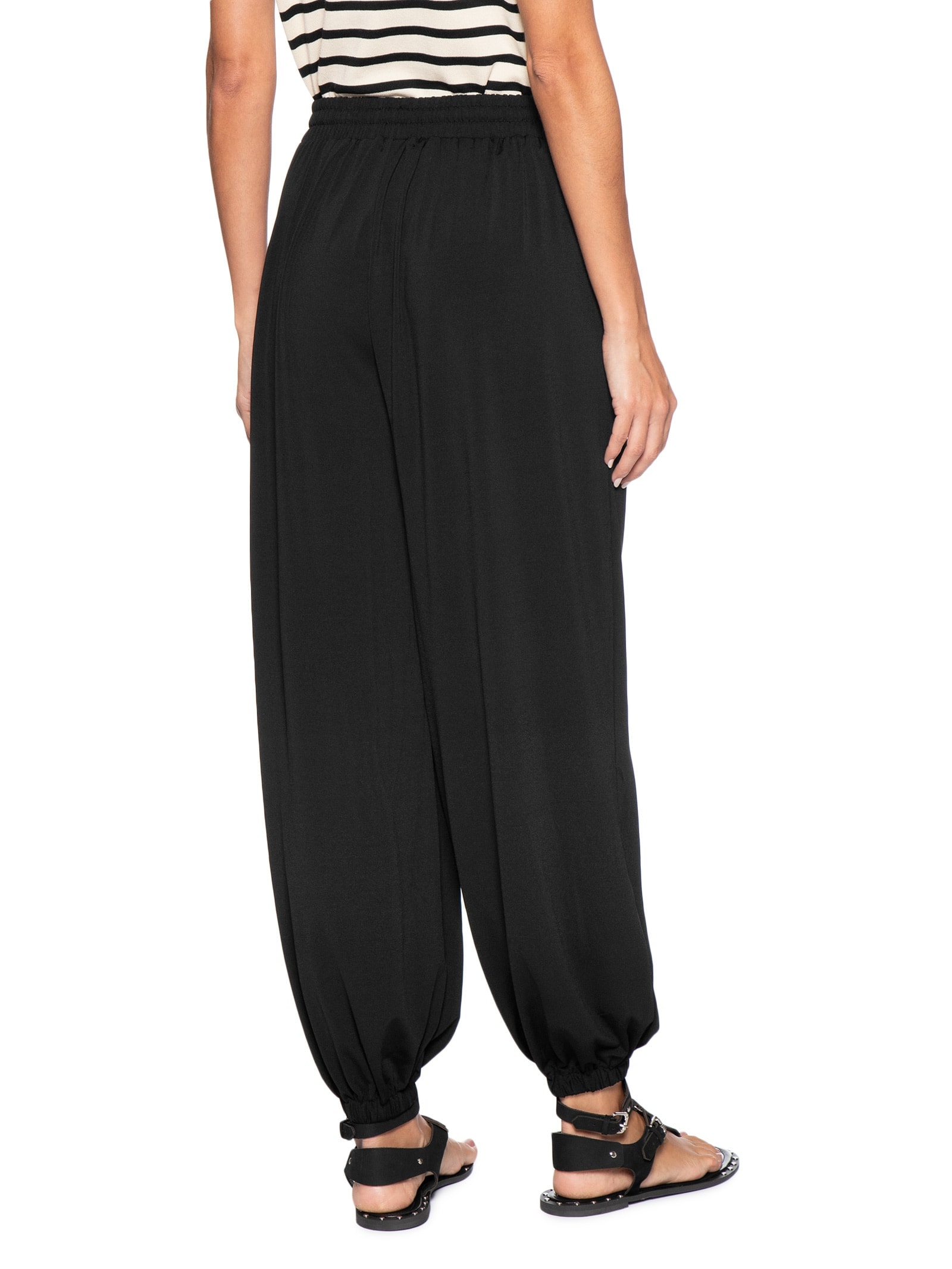 Calça Feminina Leve Ballon Preto Basiq