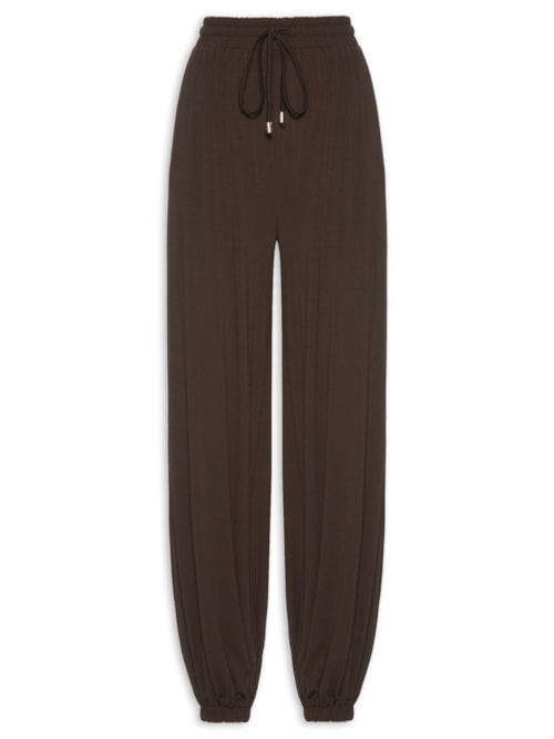 Calça Feminina Leve Ballon – Marrom