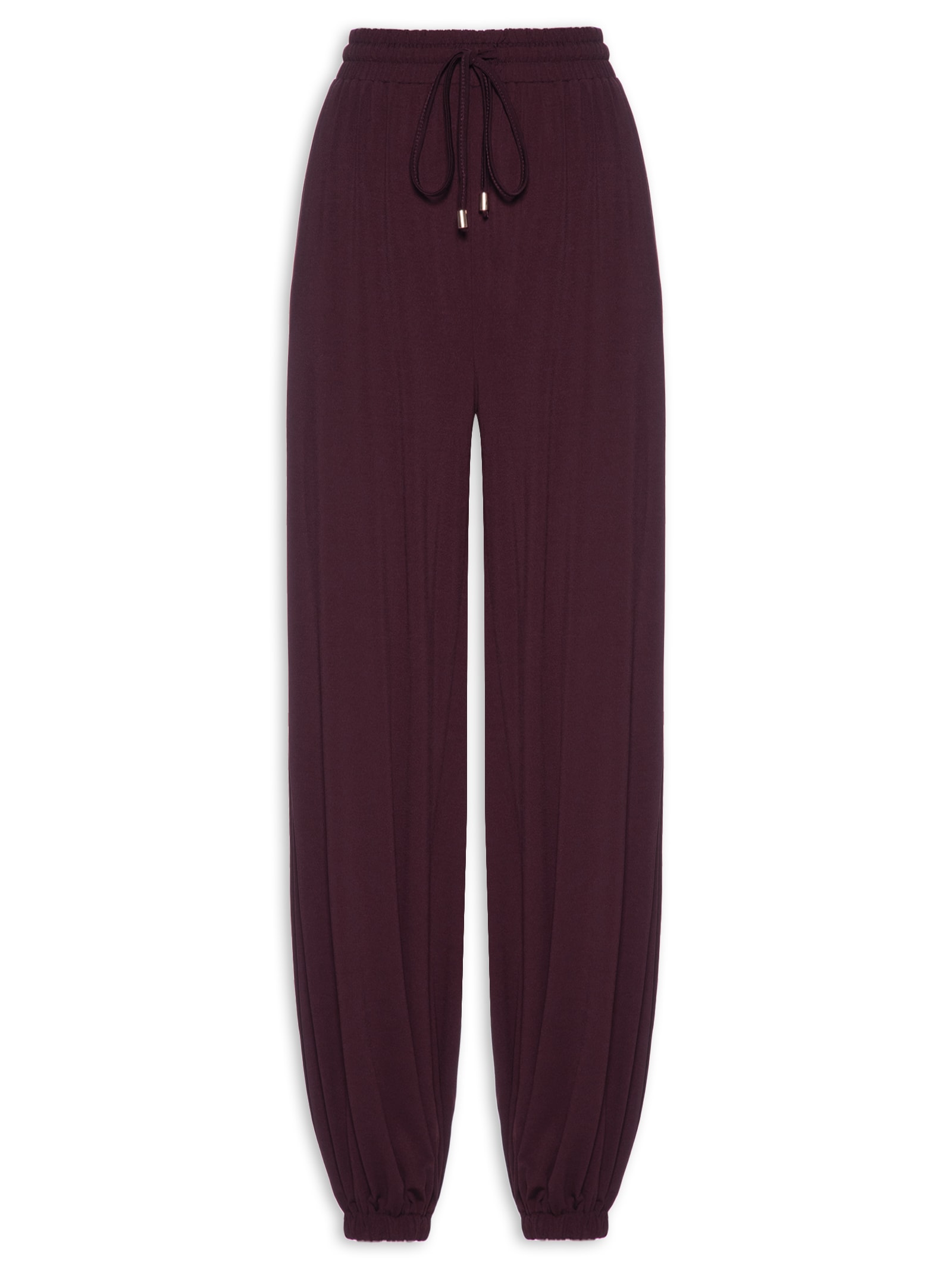 Calça Feminina Leve Ballon – Vermelho Basiq