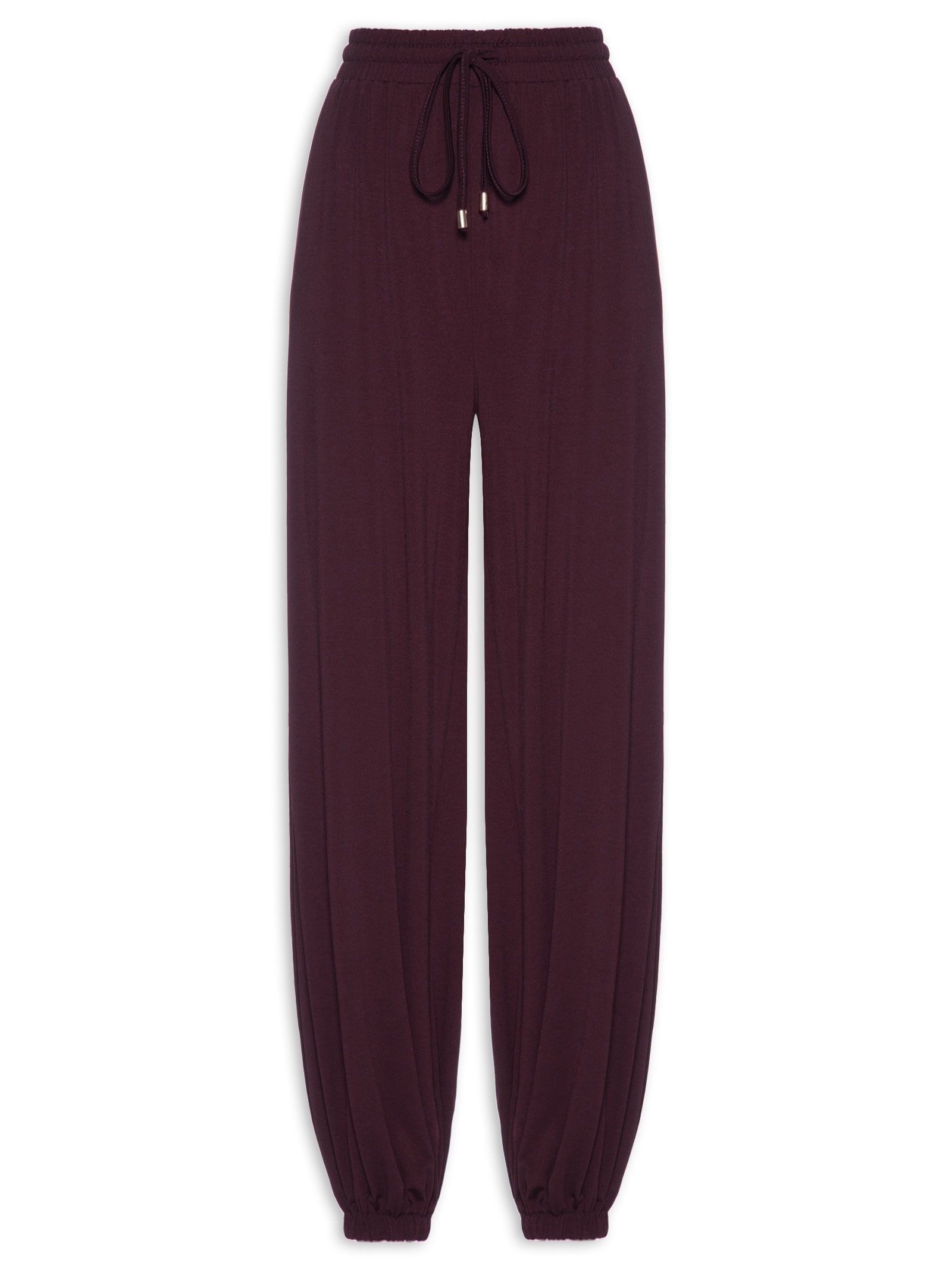 Calça Feminina Leve Ballon – Vermelho Basiq