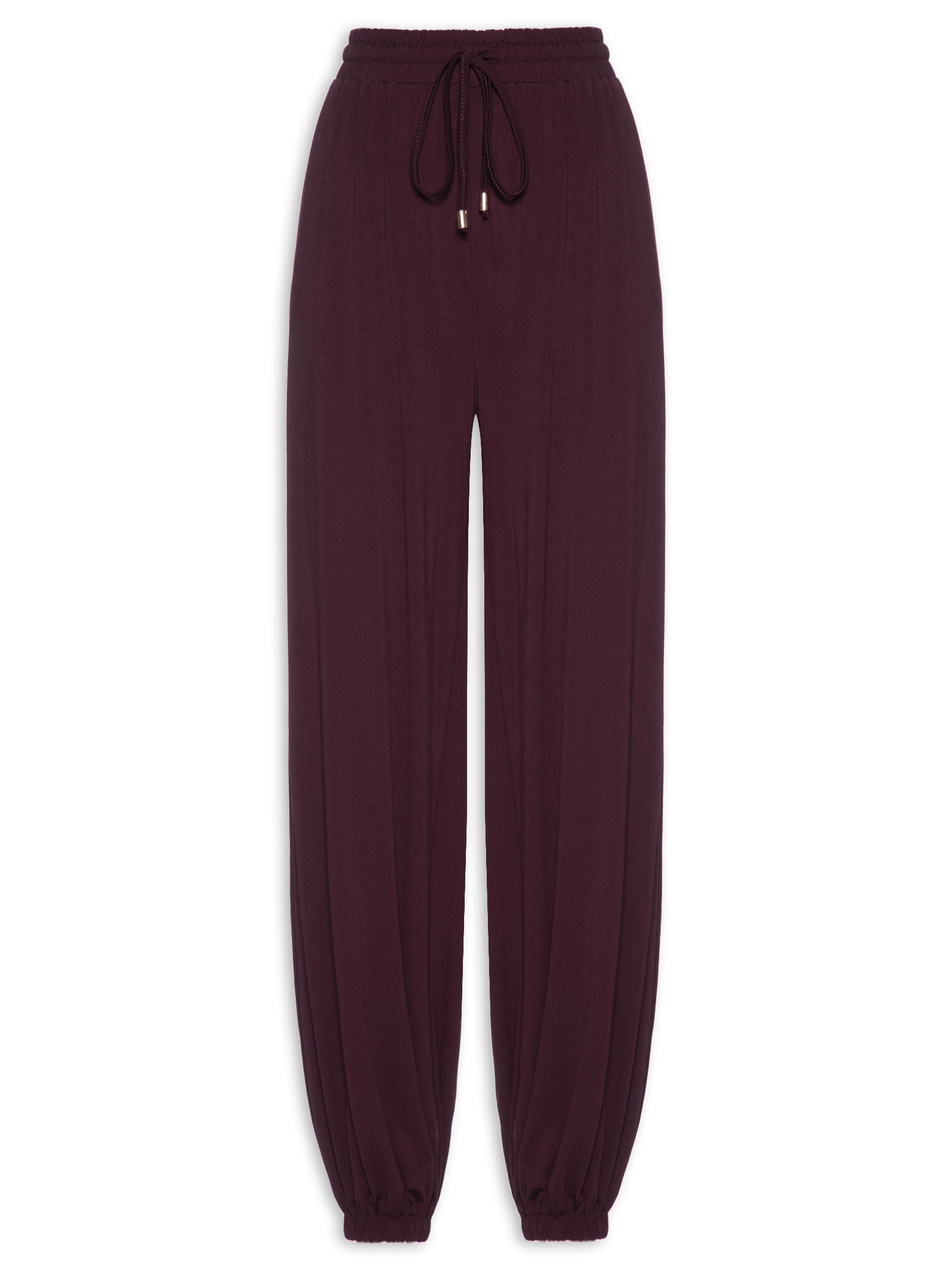 Calça Feminina Leve Ballon – Vermelho Basiq