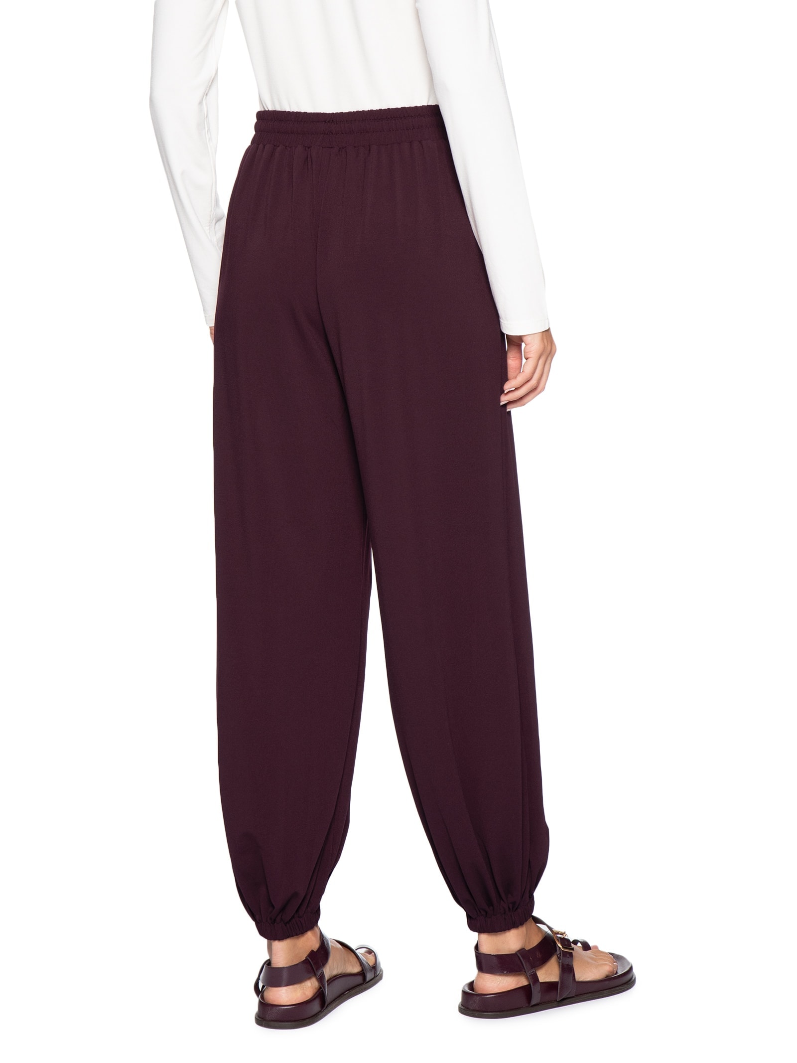 Calça Feminina Leve Ballon – Vermelho Basiq