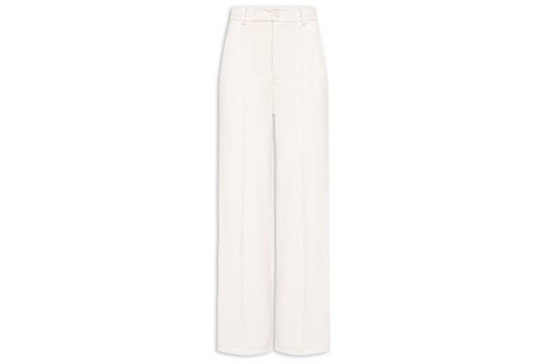 Calça Feminina Leve Reta - Off White
