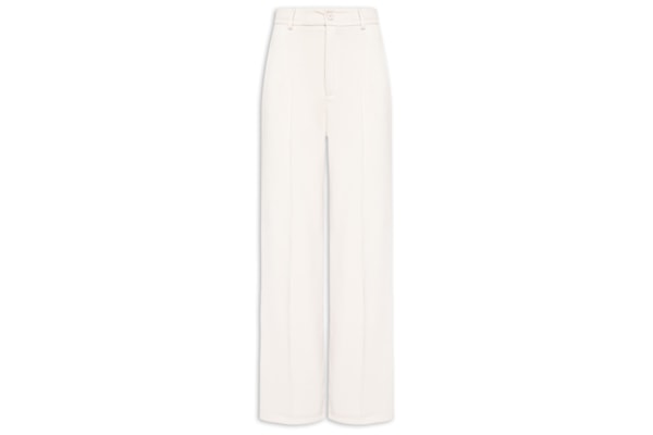 Calça Feminina Leve Reta - Off White