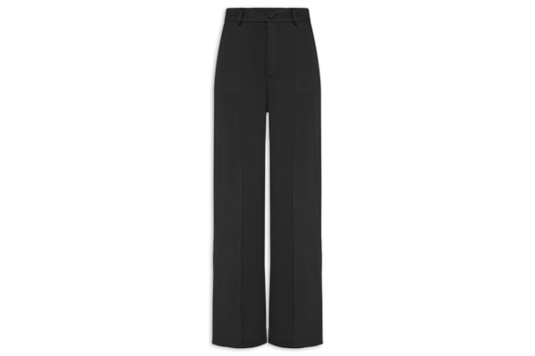 Calça Feminina Leve Reta - Preto