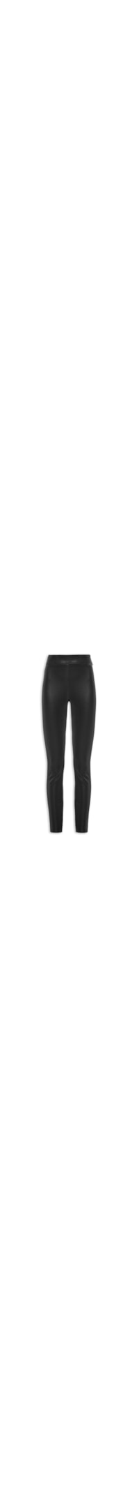 Calça Feminina Like Leather Skinny Zíper Lateral - Preto