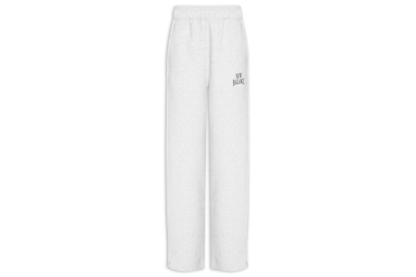 Calça Feminina Linear Heritage Barrel Sweat - Cinza
