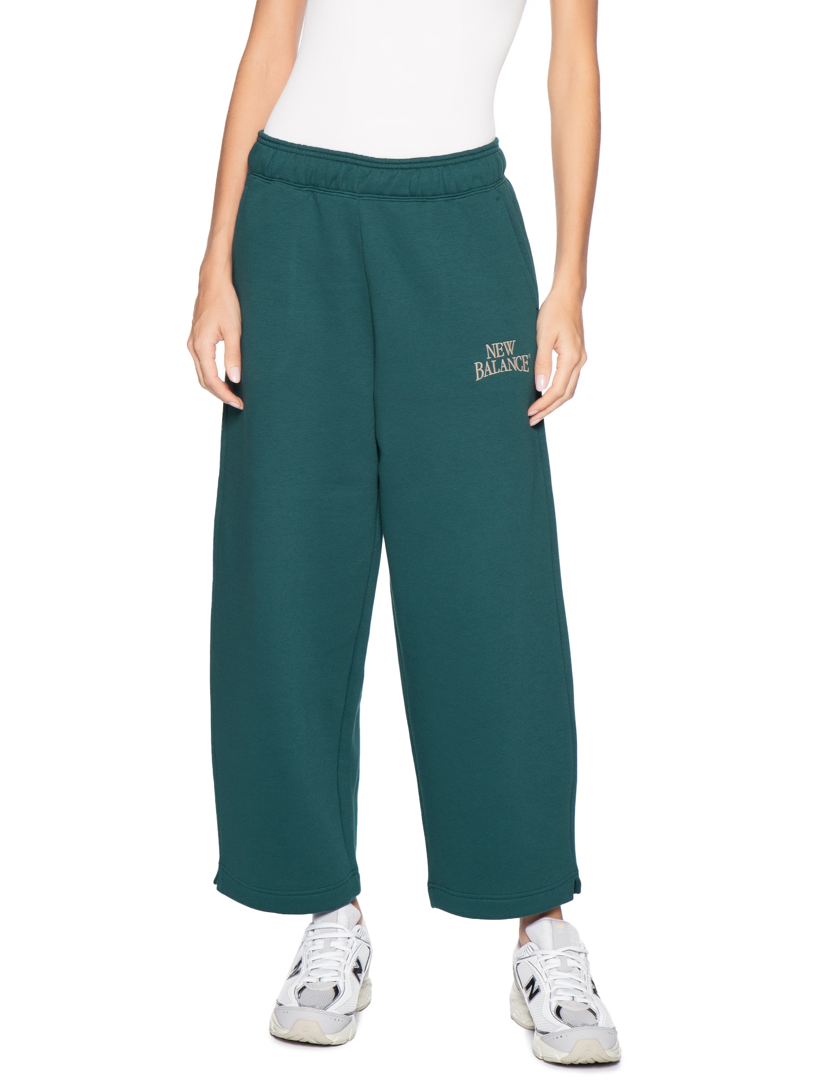 Calça Feminina Linear Herritage Barrel Verde New Balance