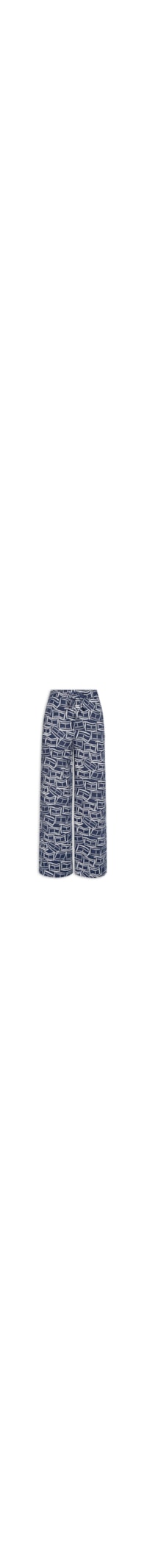 Calça Feminina Linen Pull On - Azul