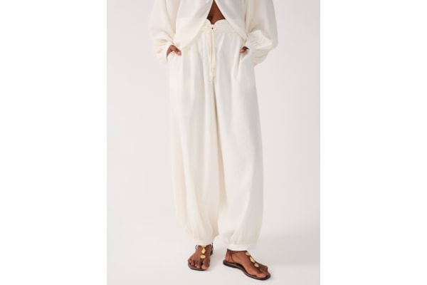 Calça Feminina Linho Aladim - Branco