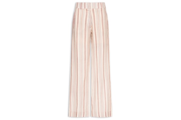 Calça Feminina Linho Estampa Jazzy - Bege