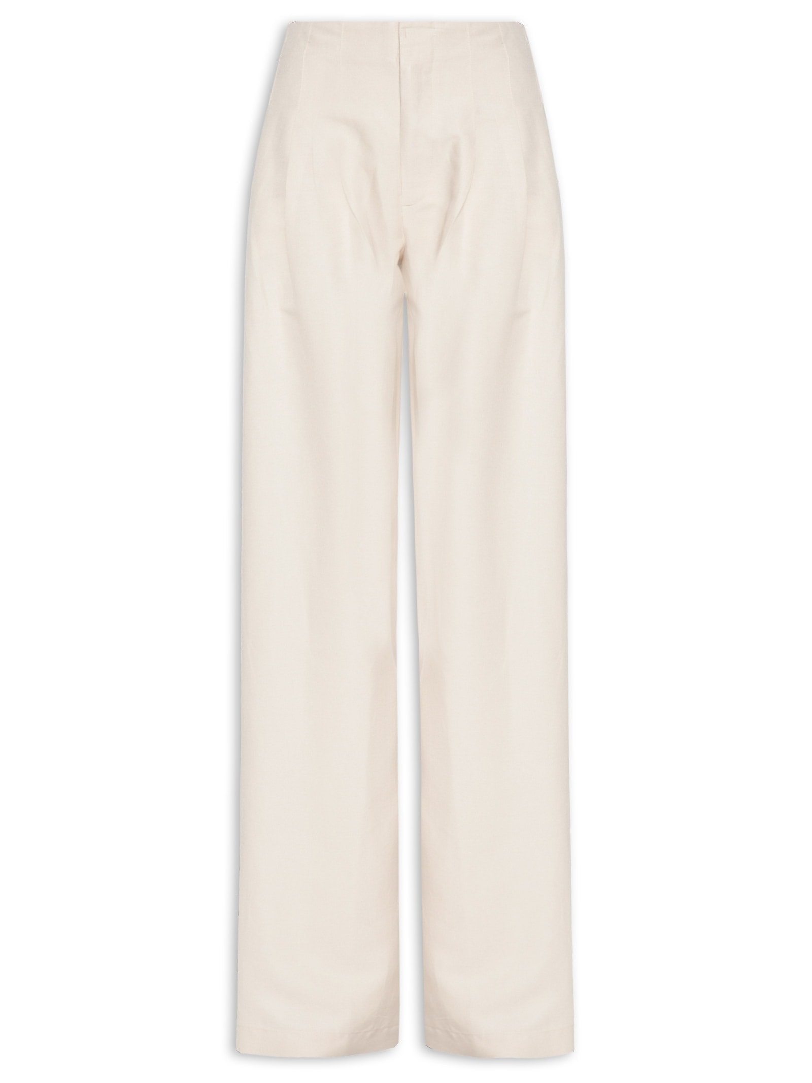 Calça Feminina  Linho Off White Colcci