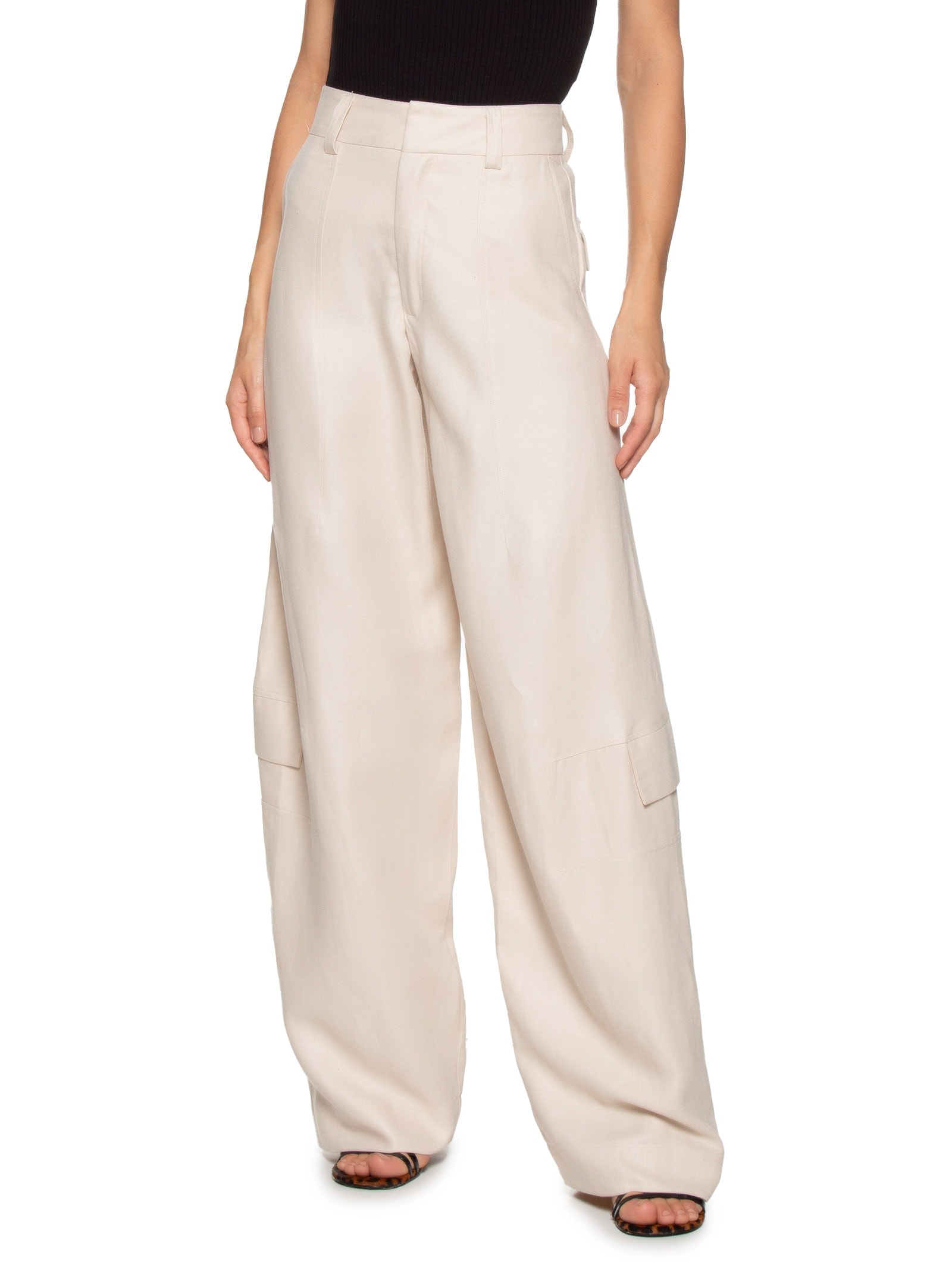 Calça Feminina Linho Off White Colcci