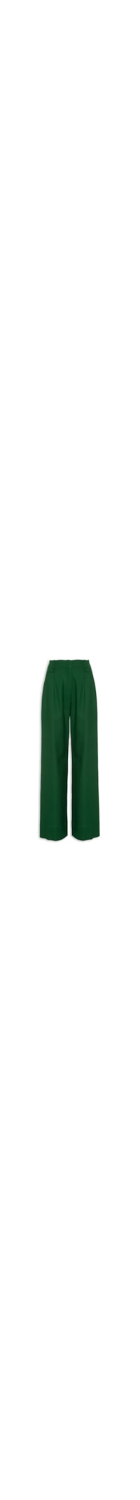 Calça Feminina Linho Pregas - Verde