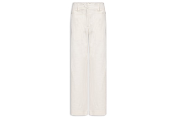 Calça Feminina Linho Recorte - Branco