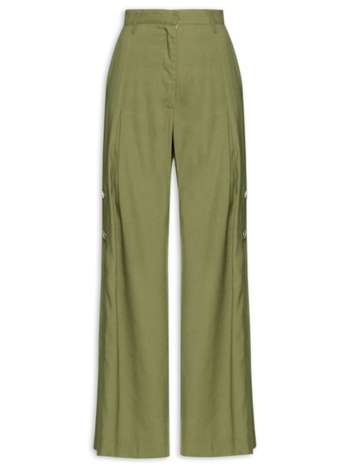 Calça Feminina Linho – Verde