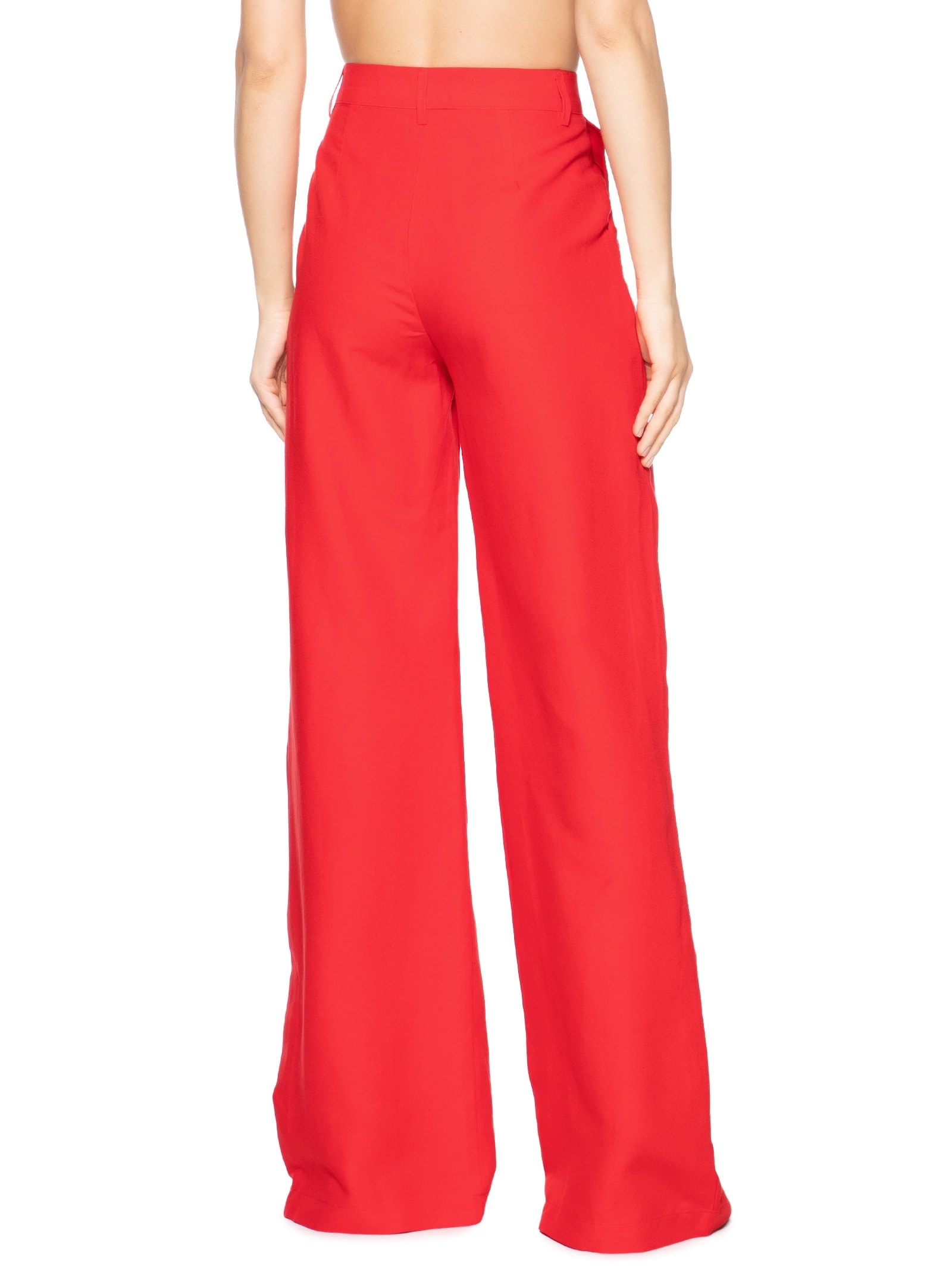 Calça Feminina Linho Vermelho Colcci