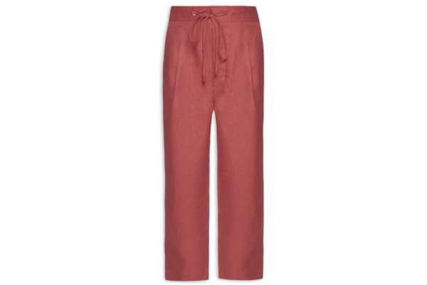 Calça Feminina Linho - Vermelho