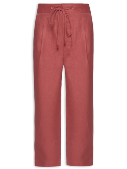 Calça Feminina Linho – Vermelho