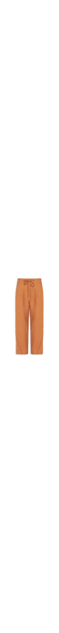 Calça Feminina Linho Zigzag Color – Laranja