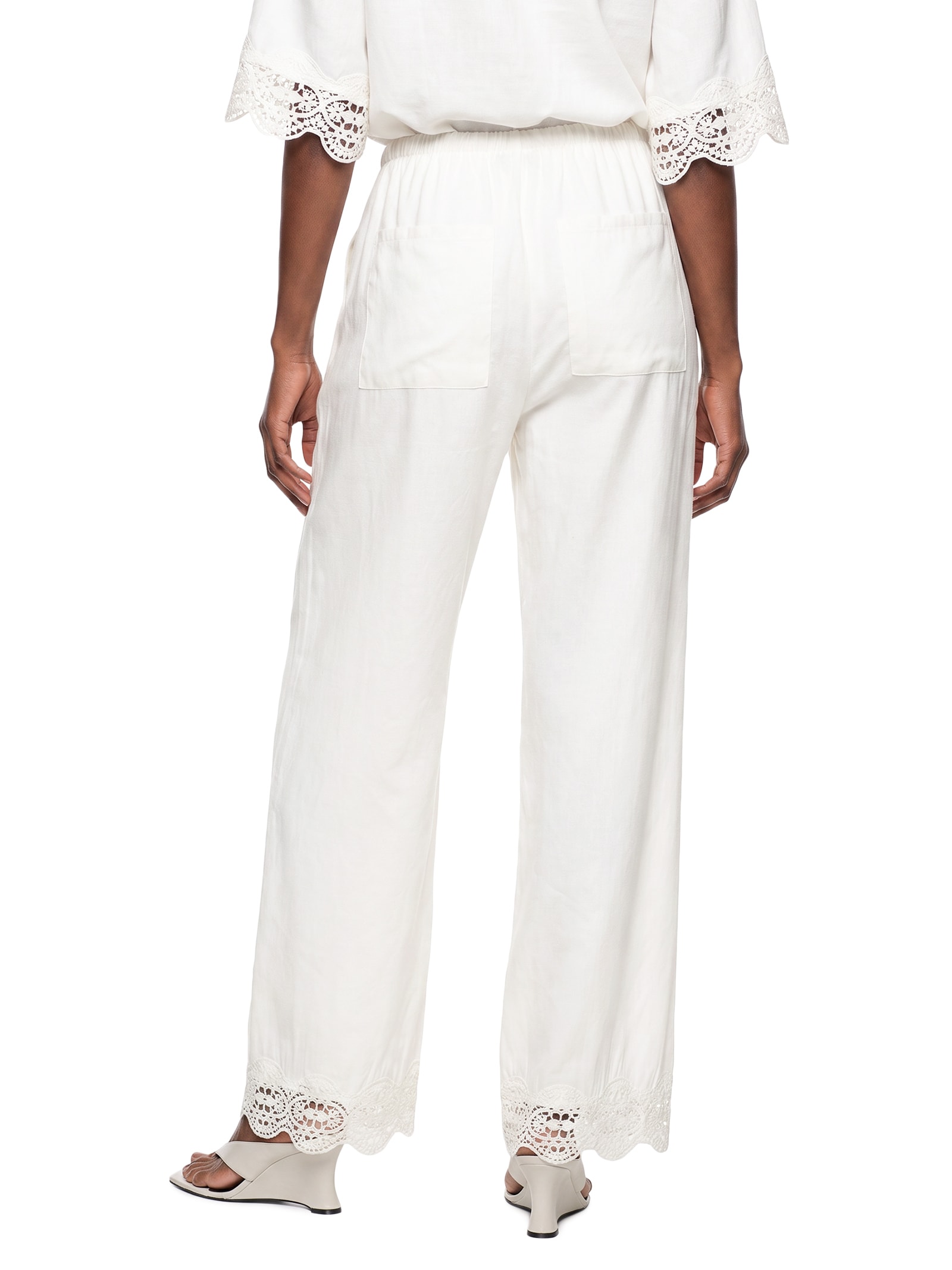 Calça Feminina Linho – Off White Colcci