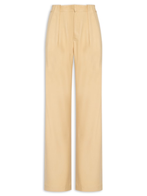 Calça Feminina Lisa – Amarelo