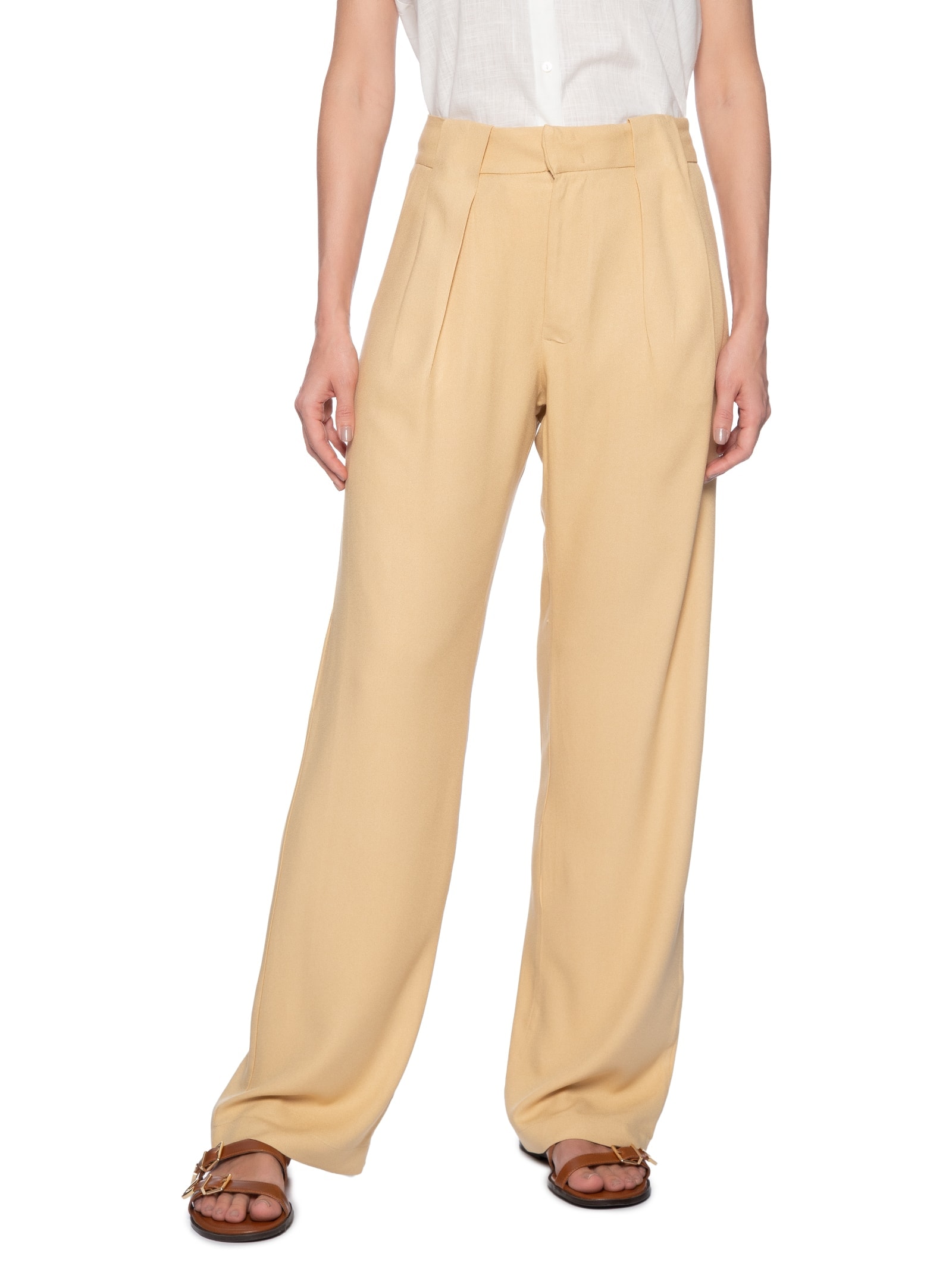 Calça Feminina Lisa Amarelo Hering