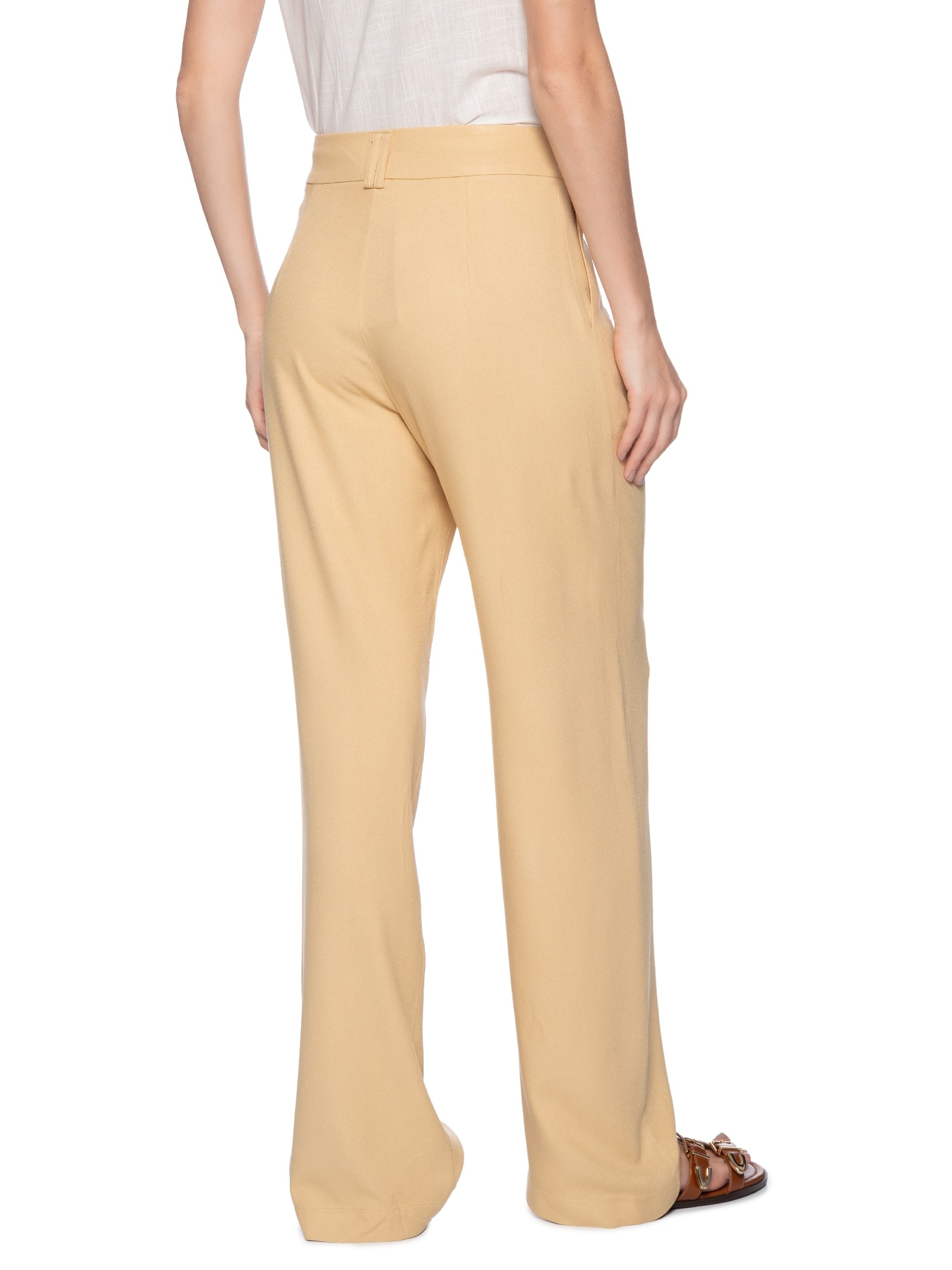 Calça Feminina Lisa Amarelo Hering
