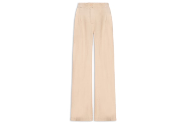 Calça Feminina Lisa Reta - Bege