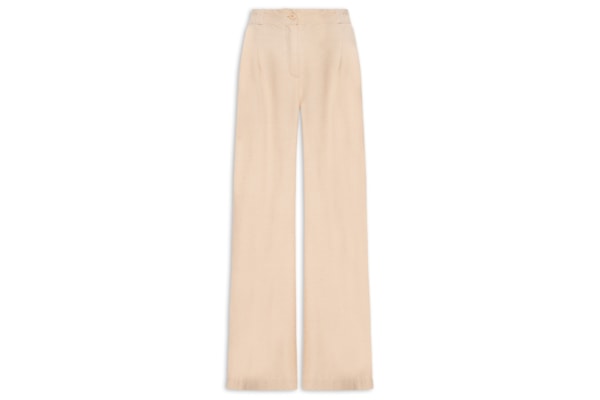 Calça Feminina Lisa Reta - Bege