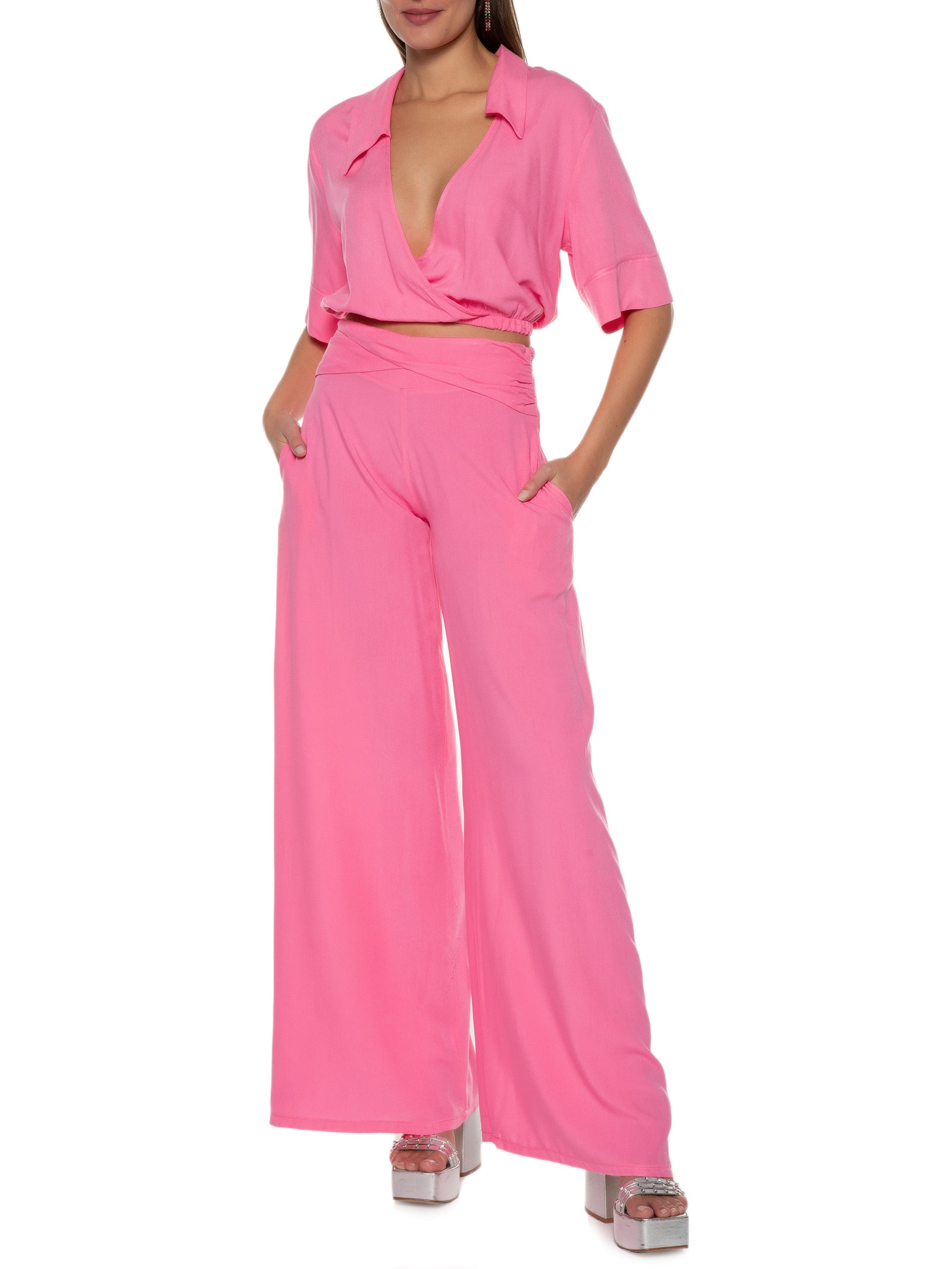 Calça Feminina Lisa Rosa Colcci