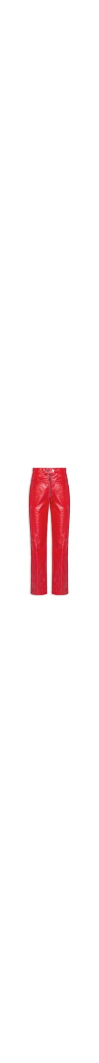 Calça Feminina Lisa - Vermelho