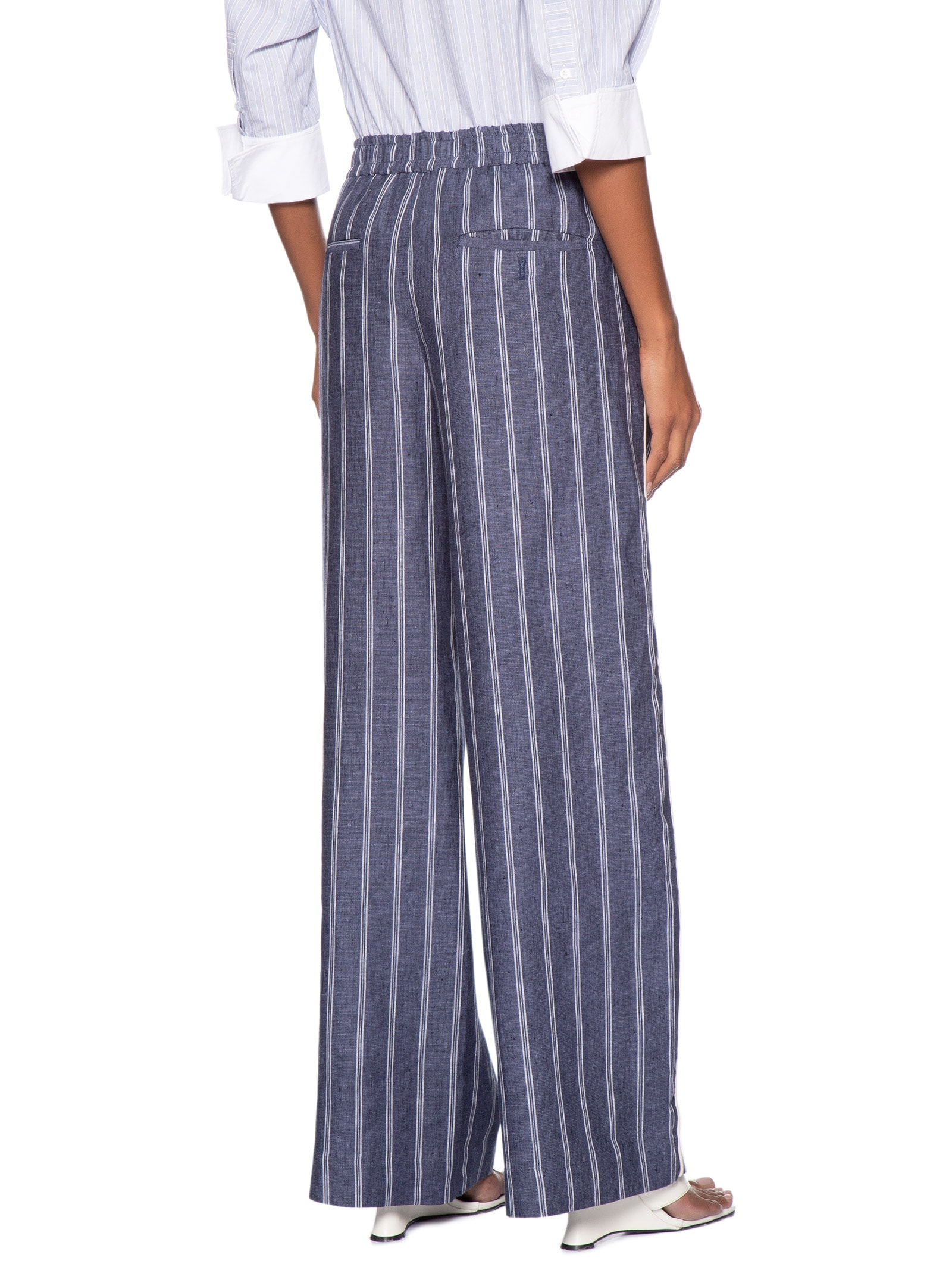 Calça Feminina Listra Vivo Lateral Azul Animale