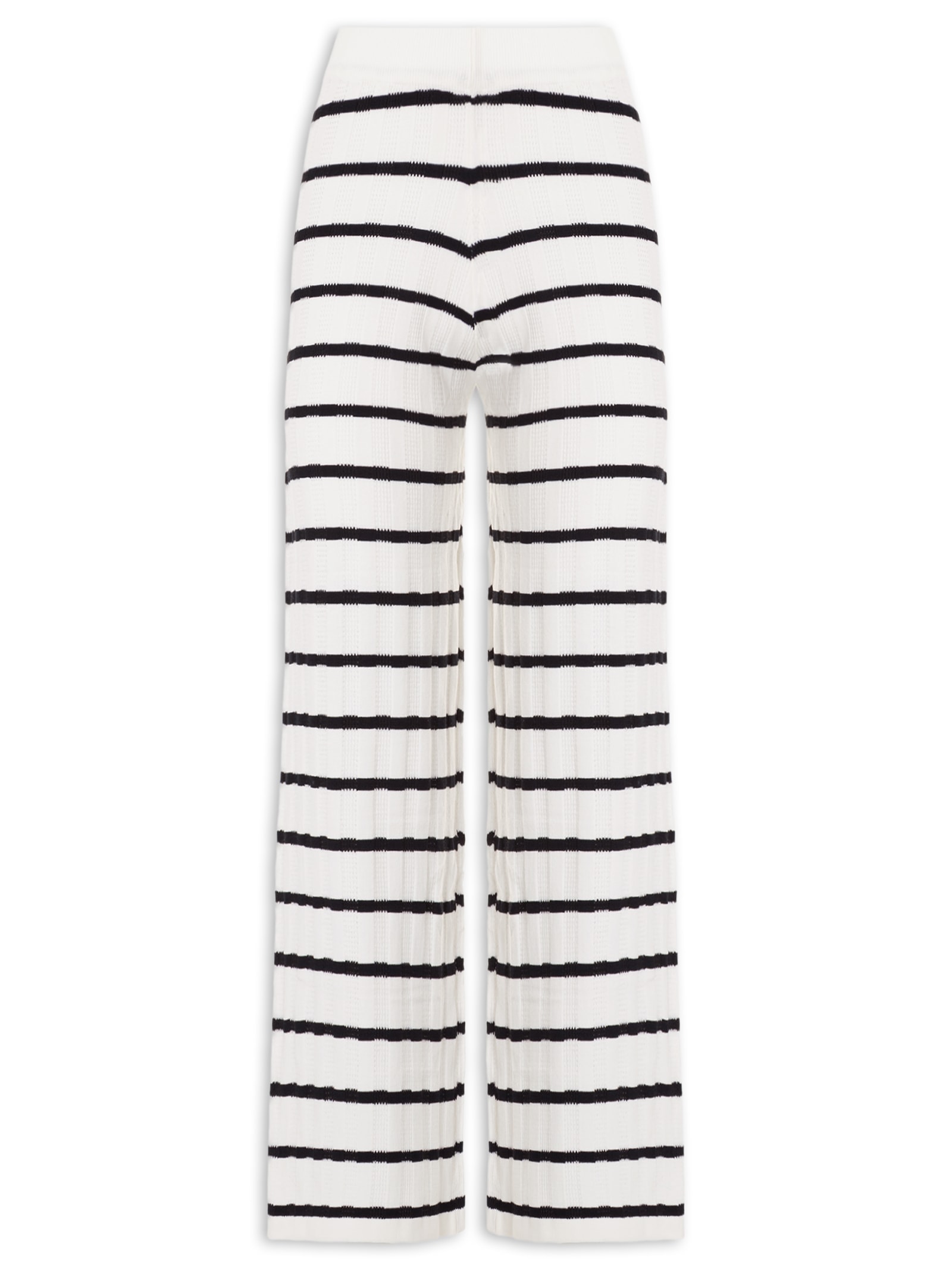 Calça Feminina Listrada Em Tricot Off White Market 33