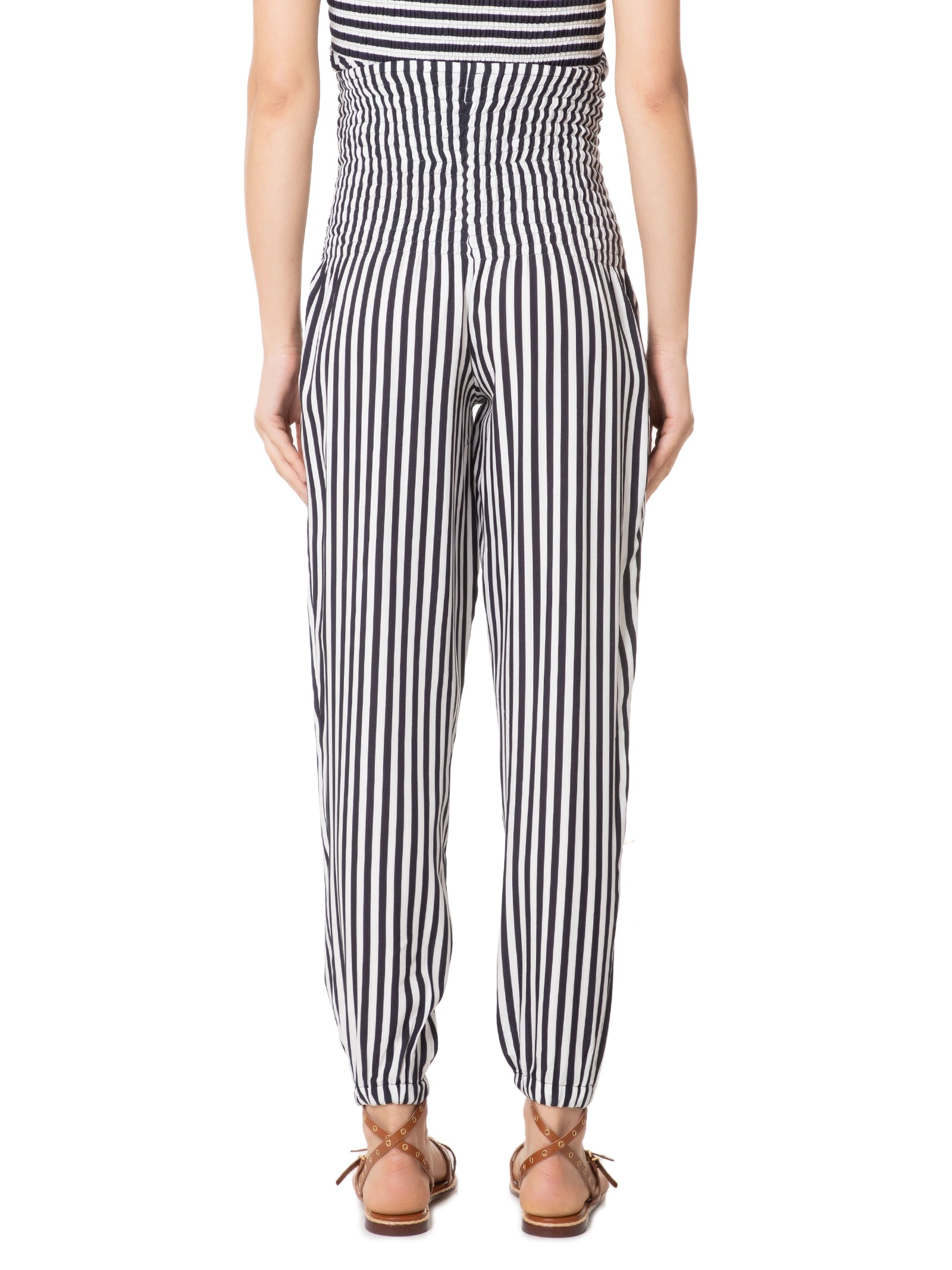 Calça Feminina Listrada Jogger Azul '2Essential