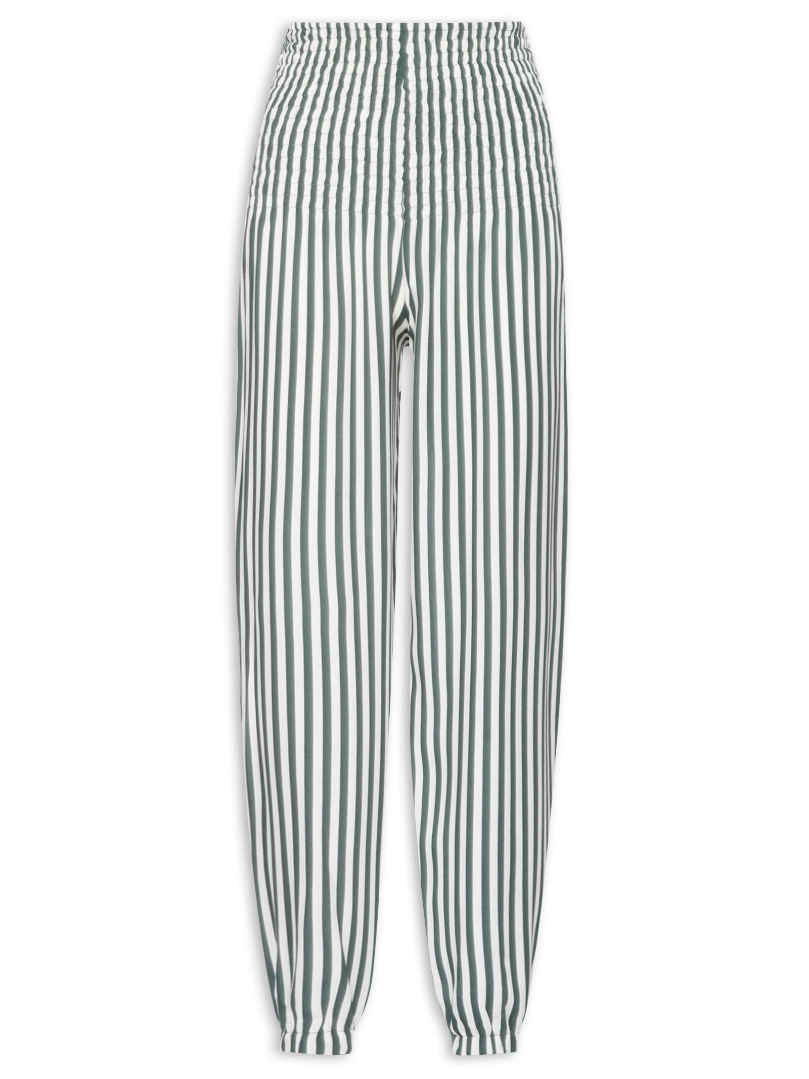 Calça Feminina Listrada Jogger Verde '2Essential