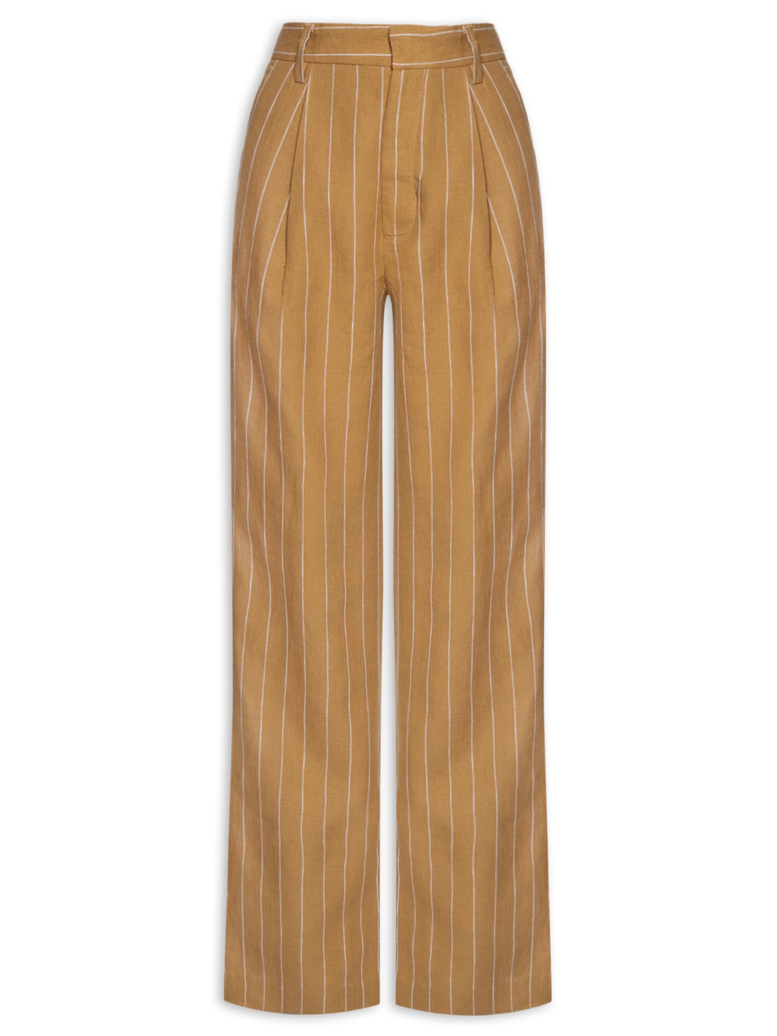 Calça Feminina Listras Marrom Animale