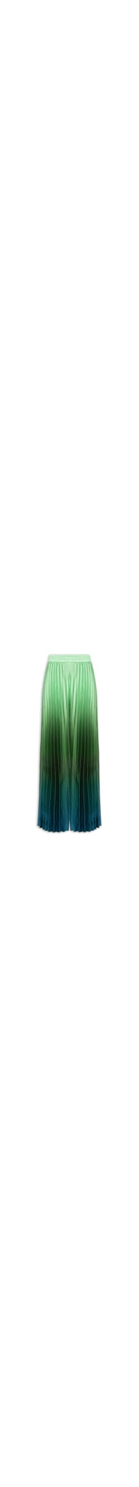 Calça Feminina Longa Plissada Degradê - Verde