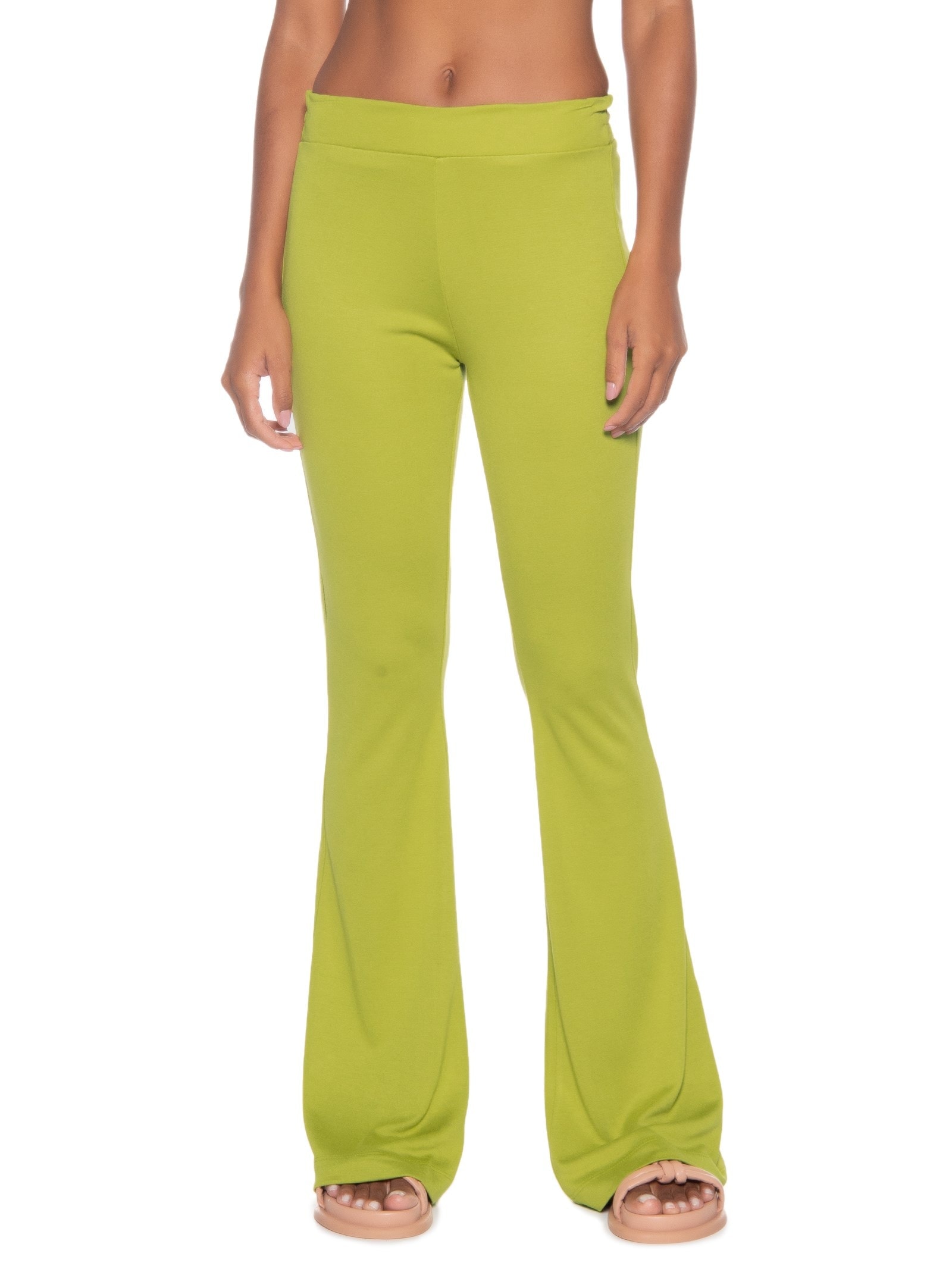 Calça Feminina Longa Verde Dzarm
