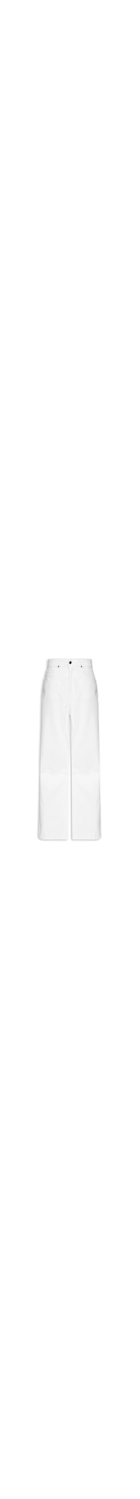 Calça Feminina Loose Prega Joelho - Branco