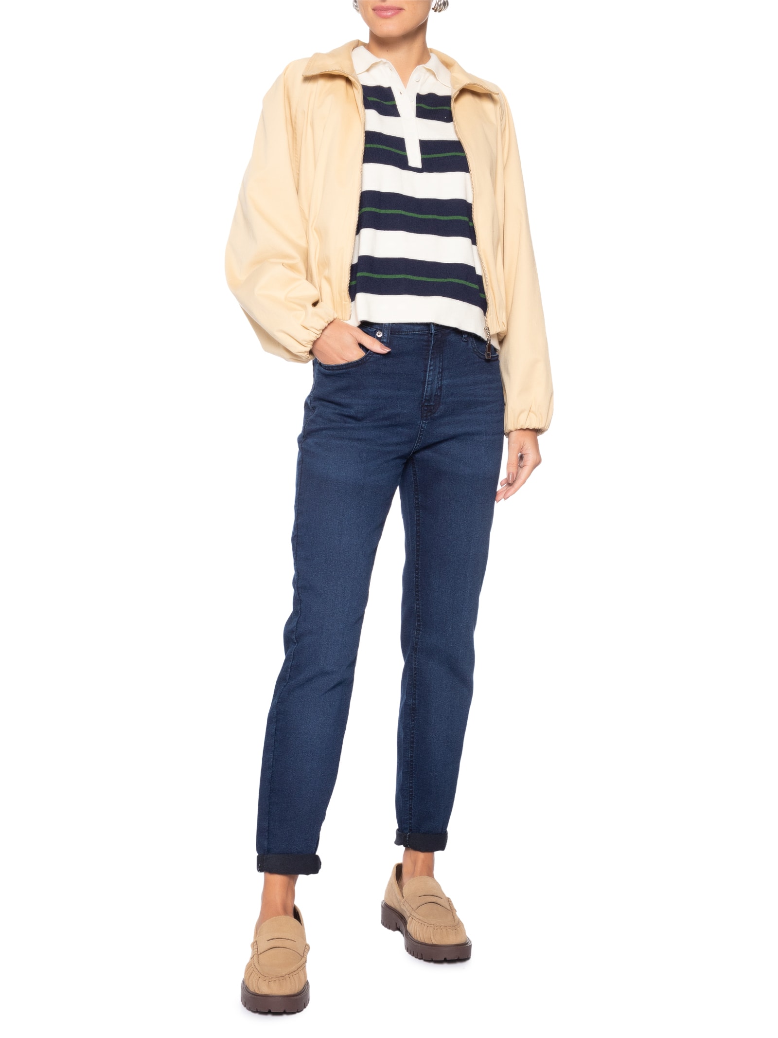 Calça Feminina Lucy Mr Slim Azul Tommy Jeans